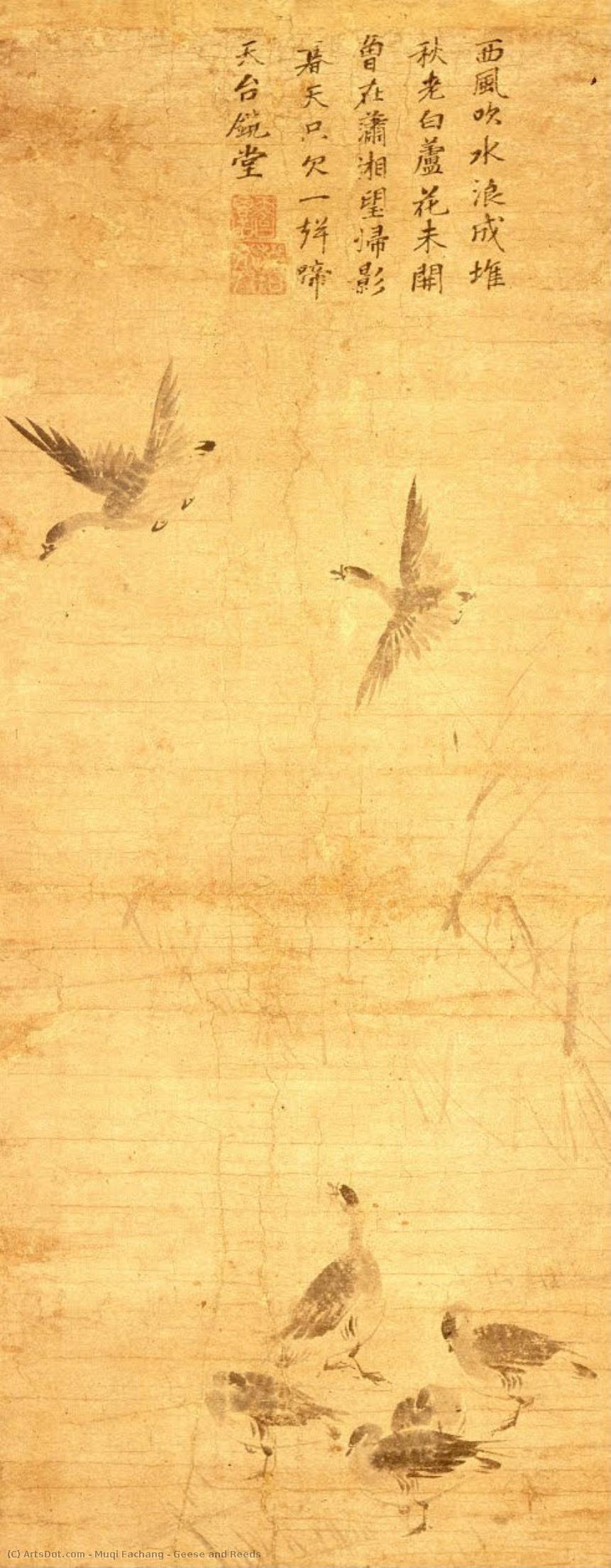 Geese And Reeds — Muqi Fachang