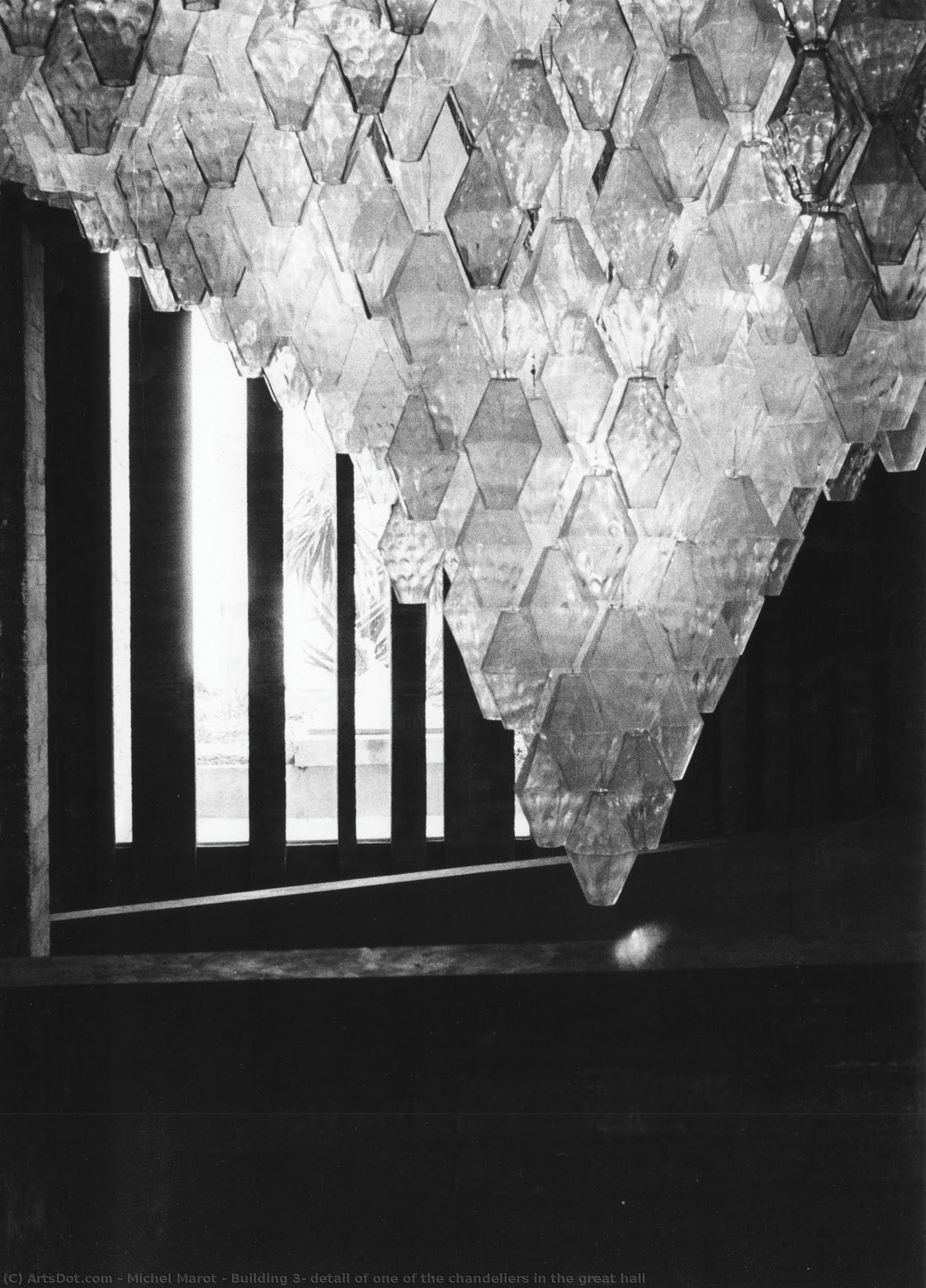 Building 3, Detail Of One Of The Chandeliers In The Great Hall — Mišel Maro