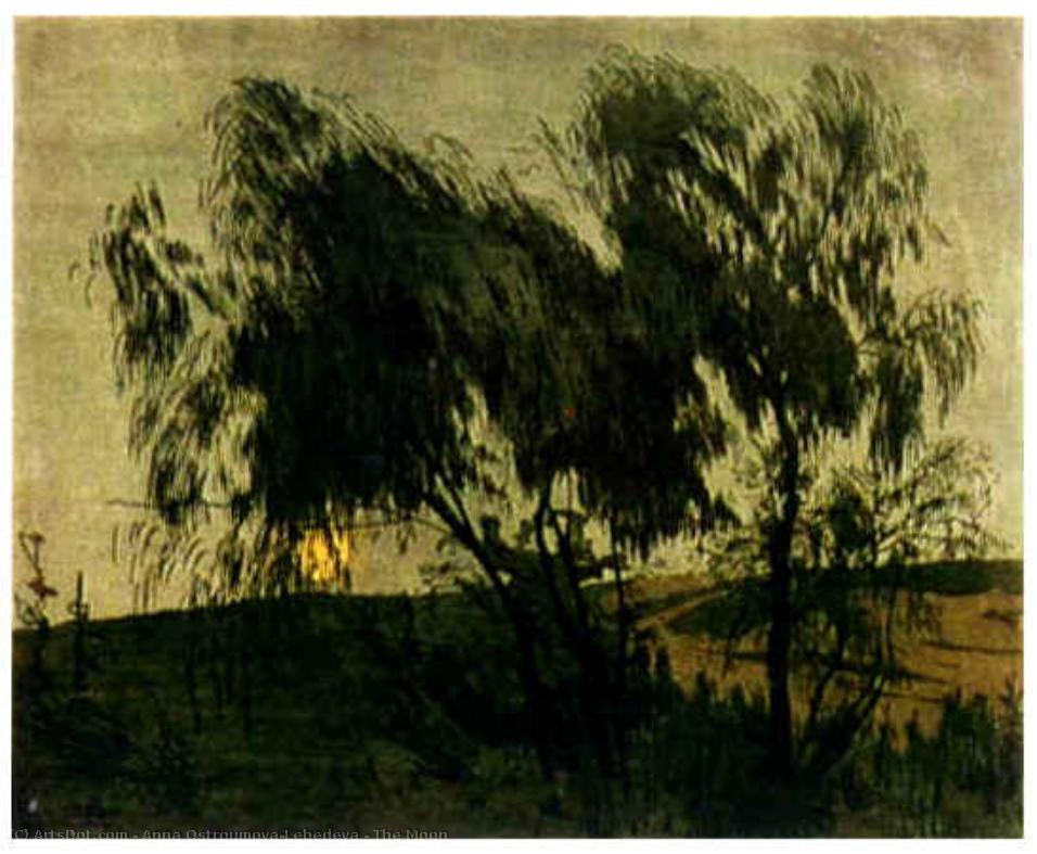 The Moon — Anna Ostroumova-lebedeva