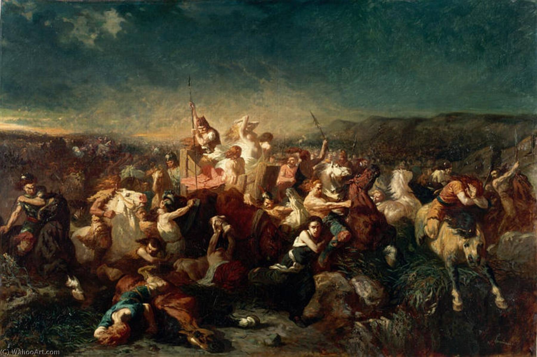 Déroute Des Germains, Après La Bataille De Tolbiac — Évariste Vital Luminais
