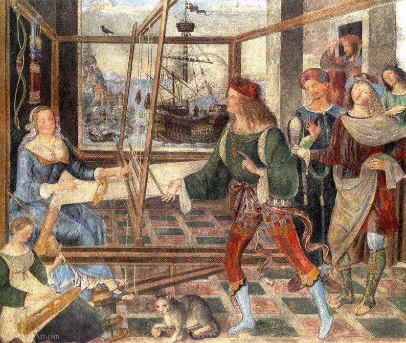 The Return Of Odysseus — Pinturicchio