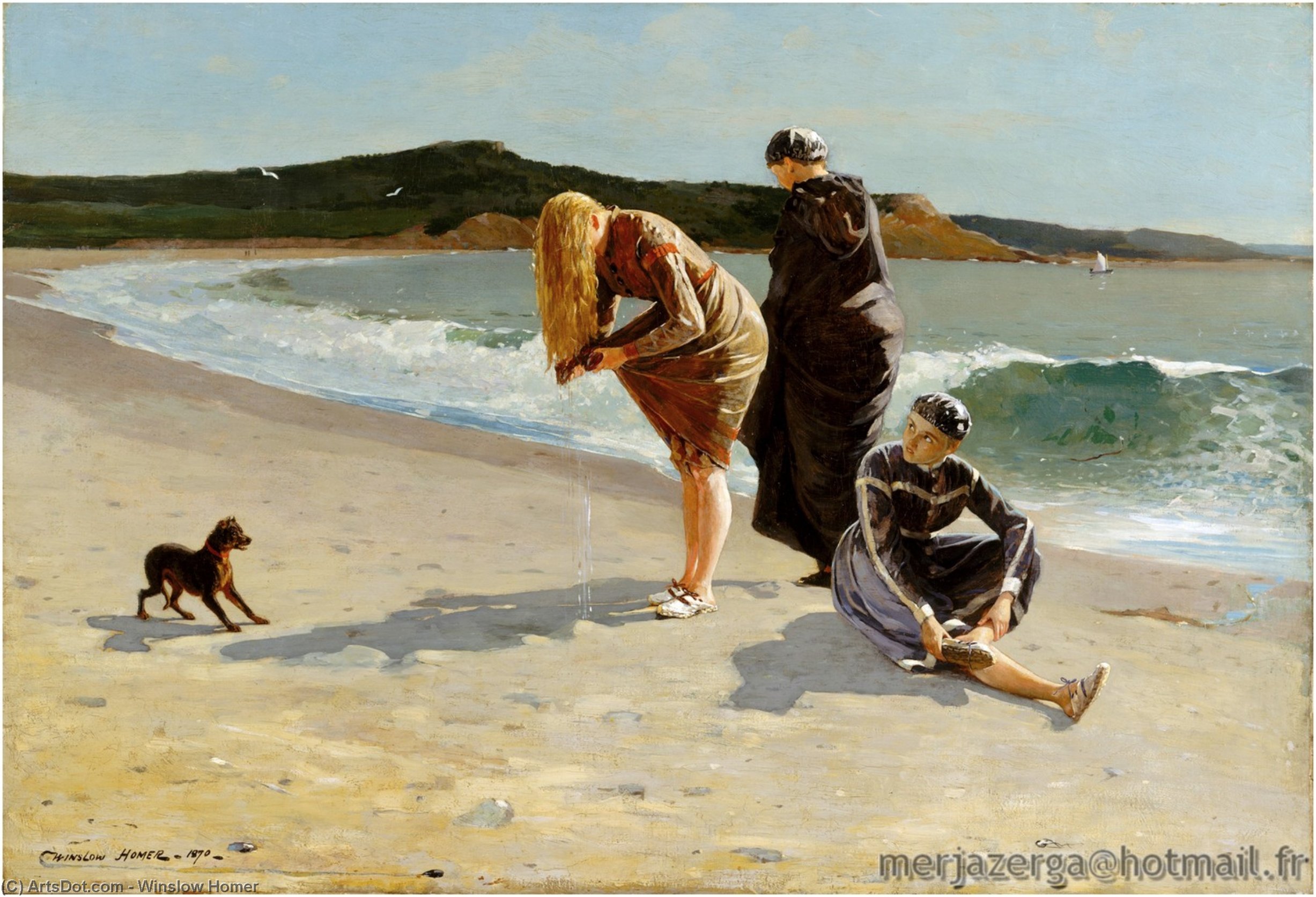 Eagle Head, Manchester, Massachusetts (also Known As High Tide) — Winslow Homer