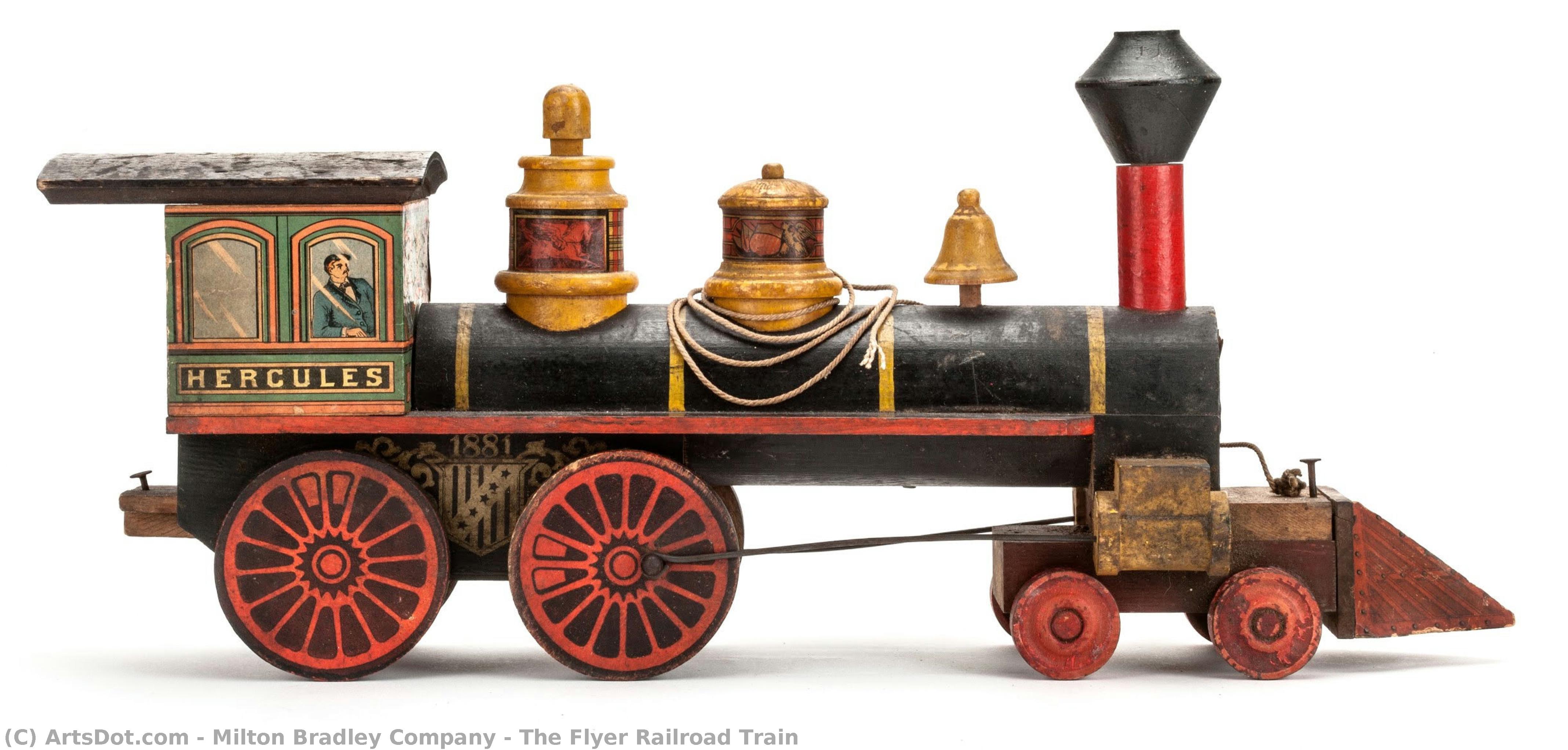 The Flyer Railroad Train — Milton Bradley Company