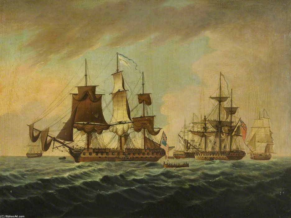 Capture Of The Uss 'president' — Thomas Buttersworth