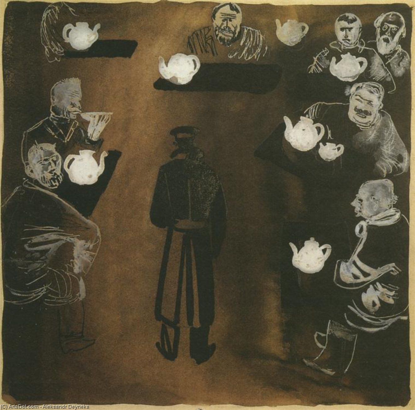 In The Tea — Александр Дейнека