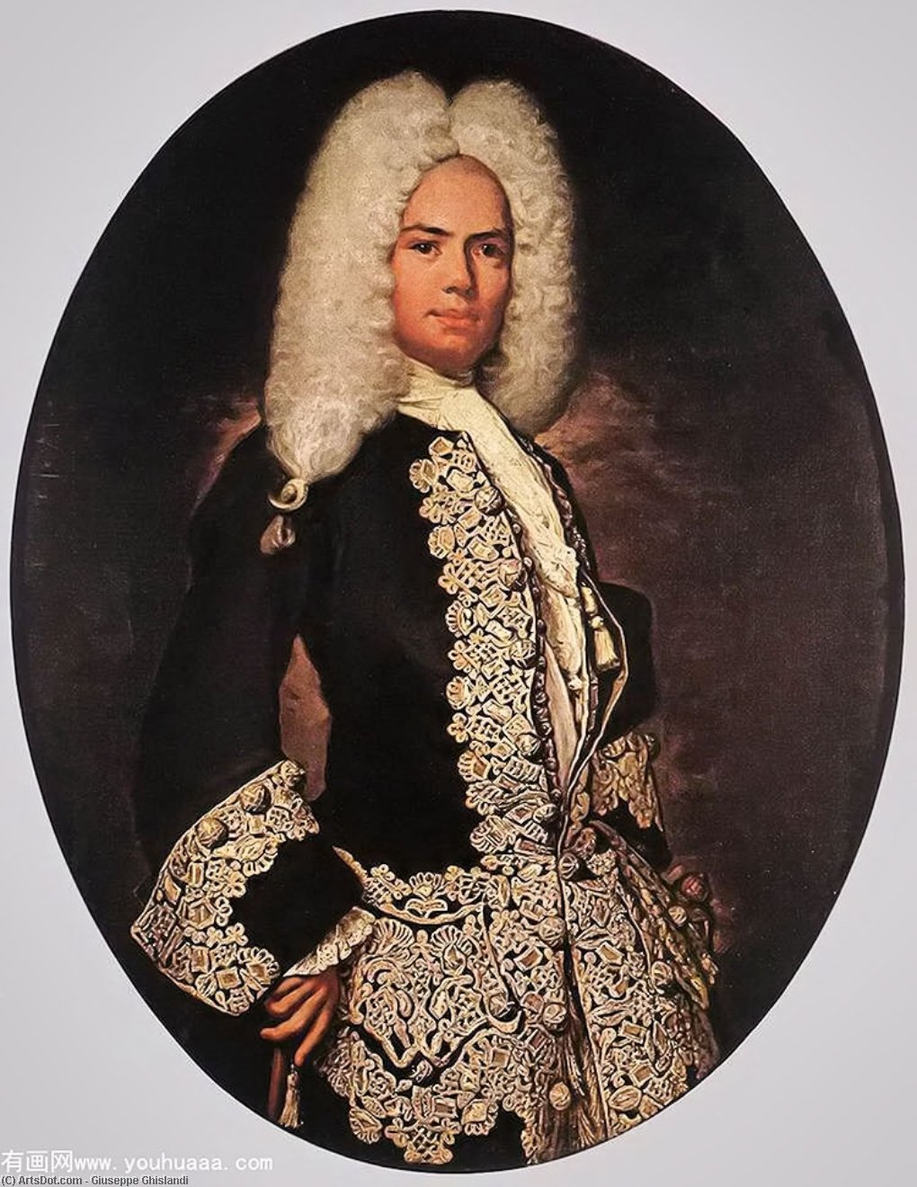 Portrait Of A Gentleman — Giuseppe Ghislandi
