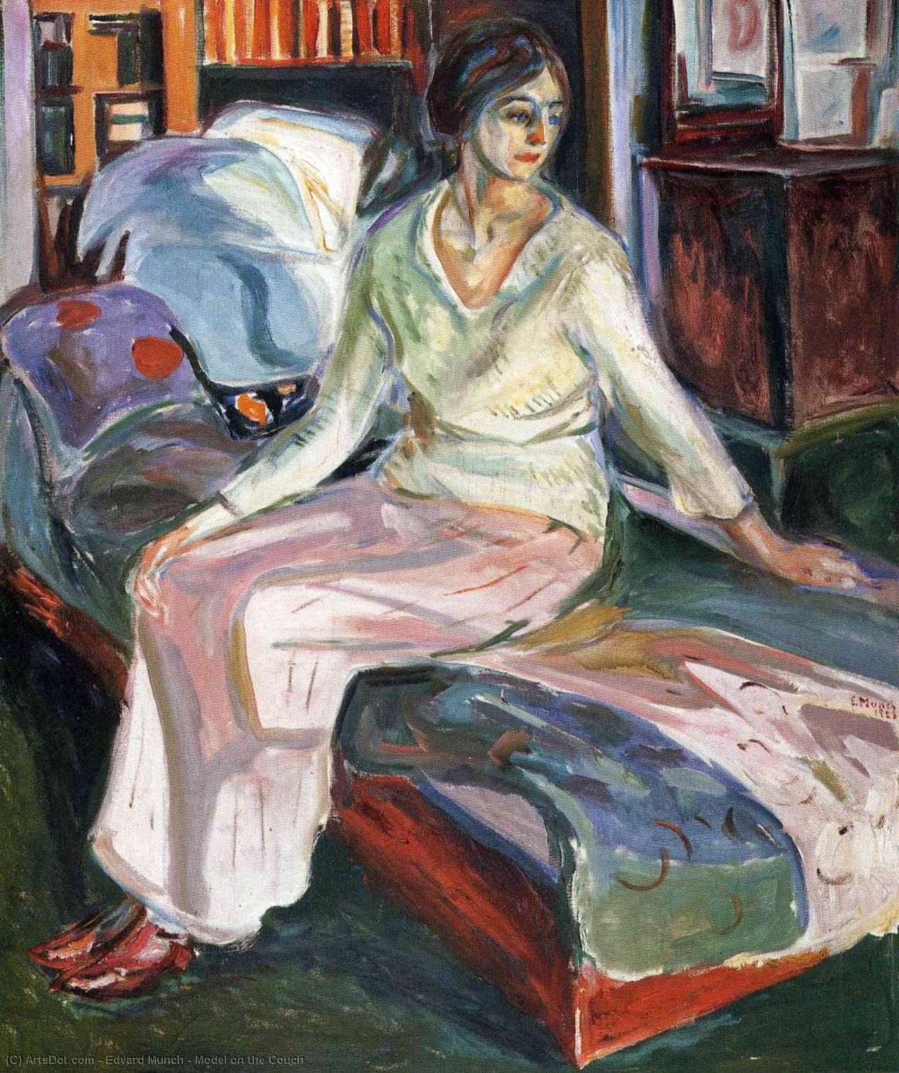 Model On The Couch — Едвард Мунх