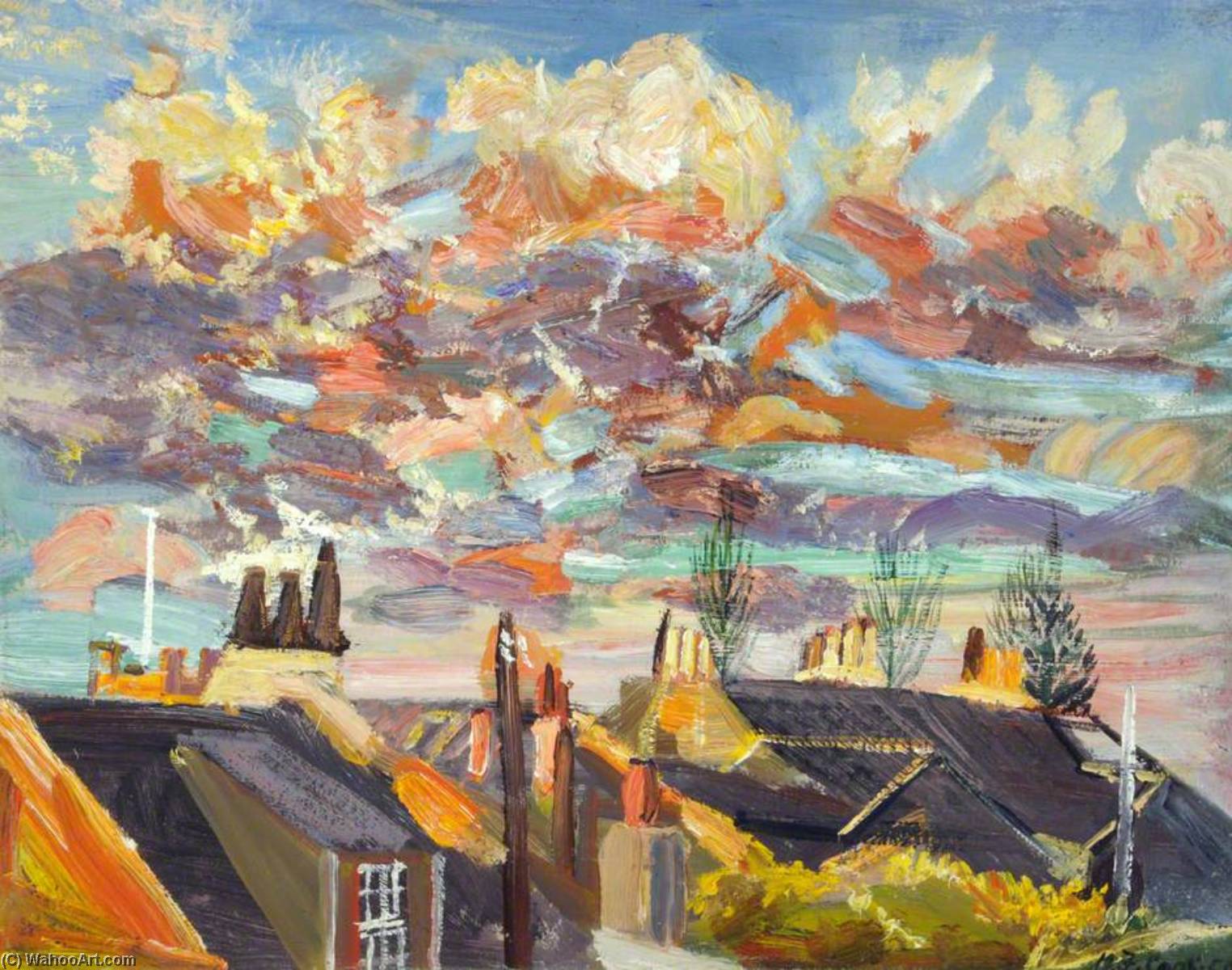 Sunrise Over Mount Pleasant In Jersey — Francis Ferdinand Maurice Cook