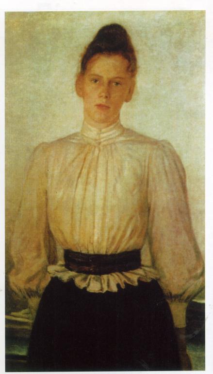 Portrait Of Maria Tolstaya, Leo Tolstoy's Daughter — Nikolai Ge
