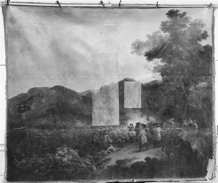 La Bataille De Lens Par Le Prince De Condé Contre L'armée Espagnole — Casanova François Joseph