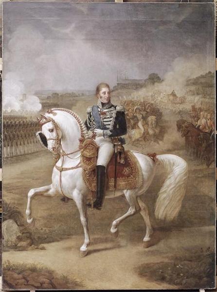 Revue Du Camp Saint Leonard A Reims. 31 Mai 1825 — アントワーヌ＝ジャン＝グロ