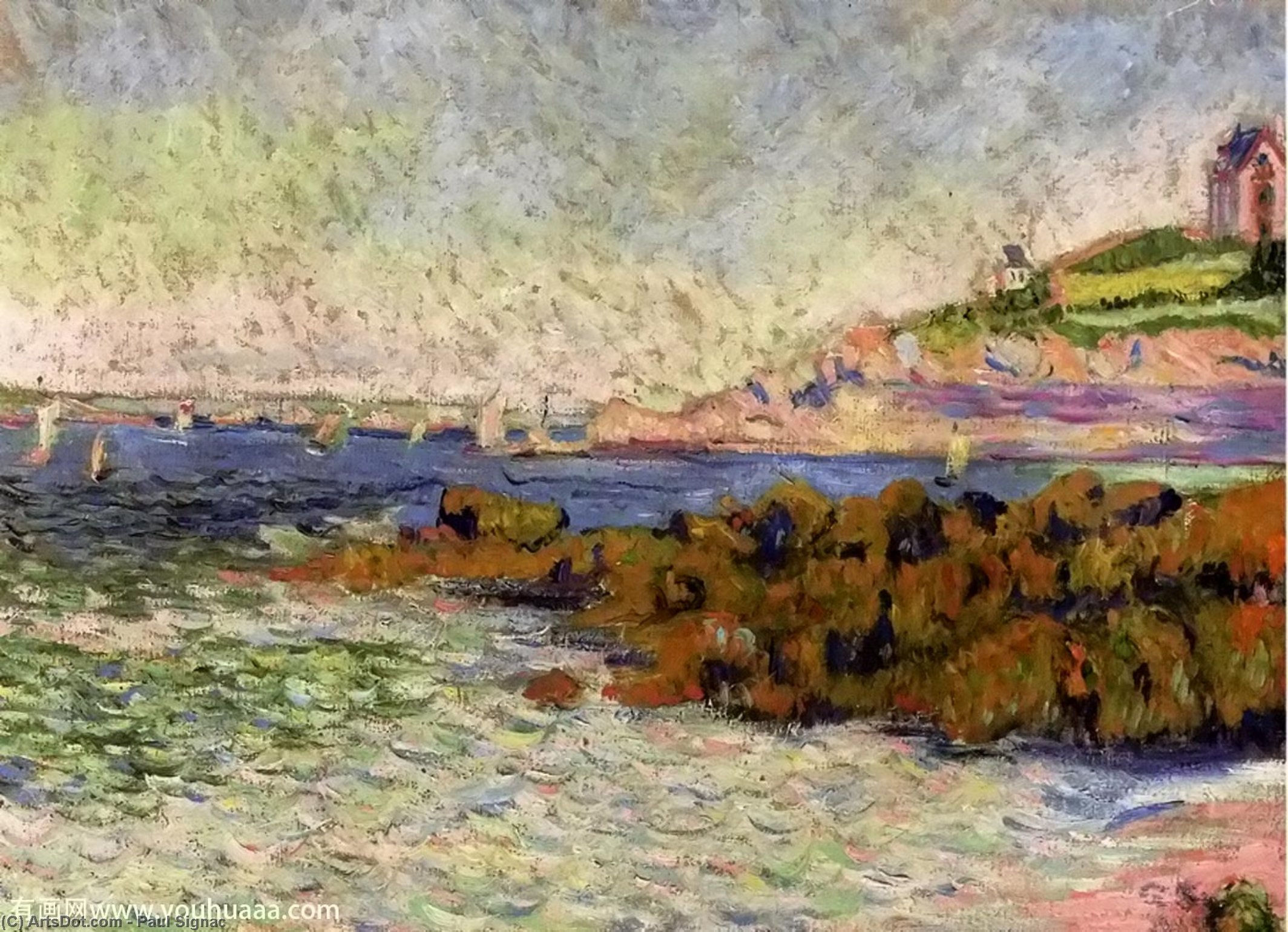 Saint Briac, The Marker Le Cheval — ポール・シニャック