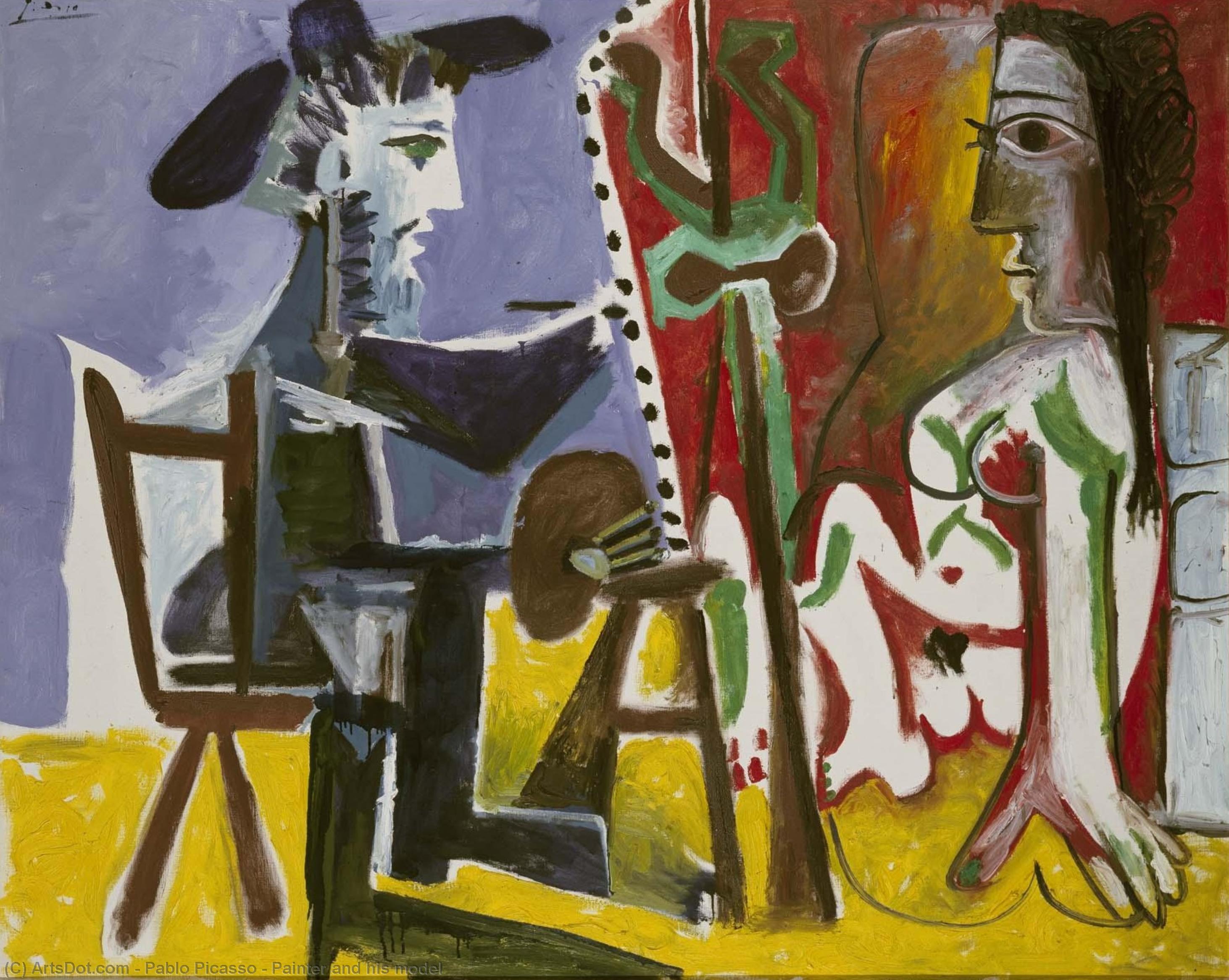 Painter And His Model — パブロ・ピカソ