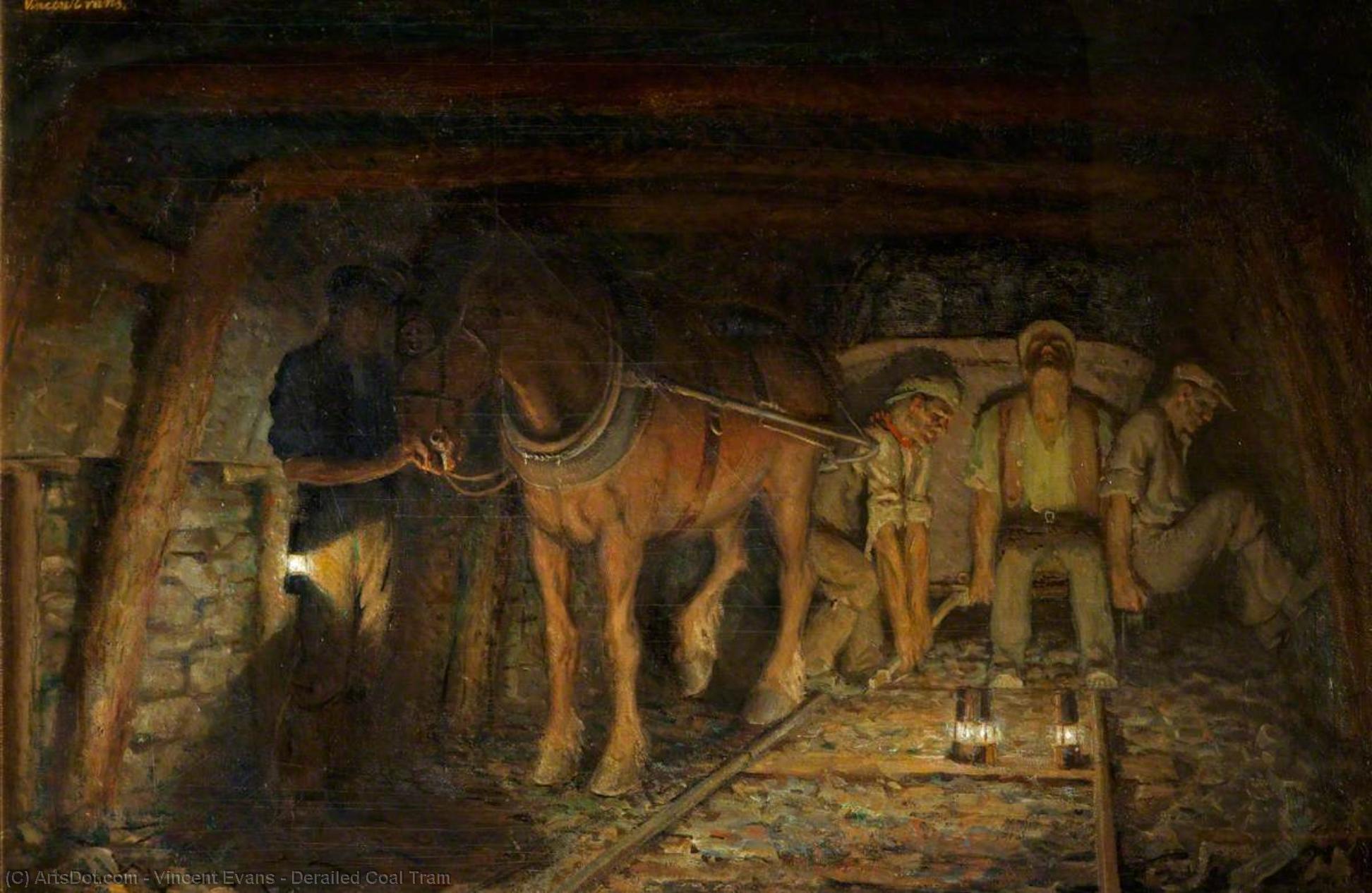 Derailed Coal Tram — Vincent Evans