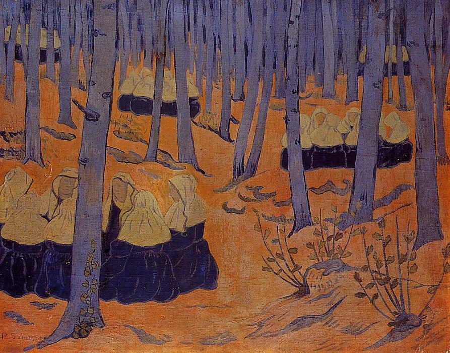 Breton Women, The Meeting In The Sacred Grove — Paul Sérusier