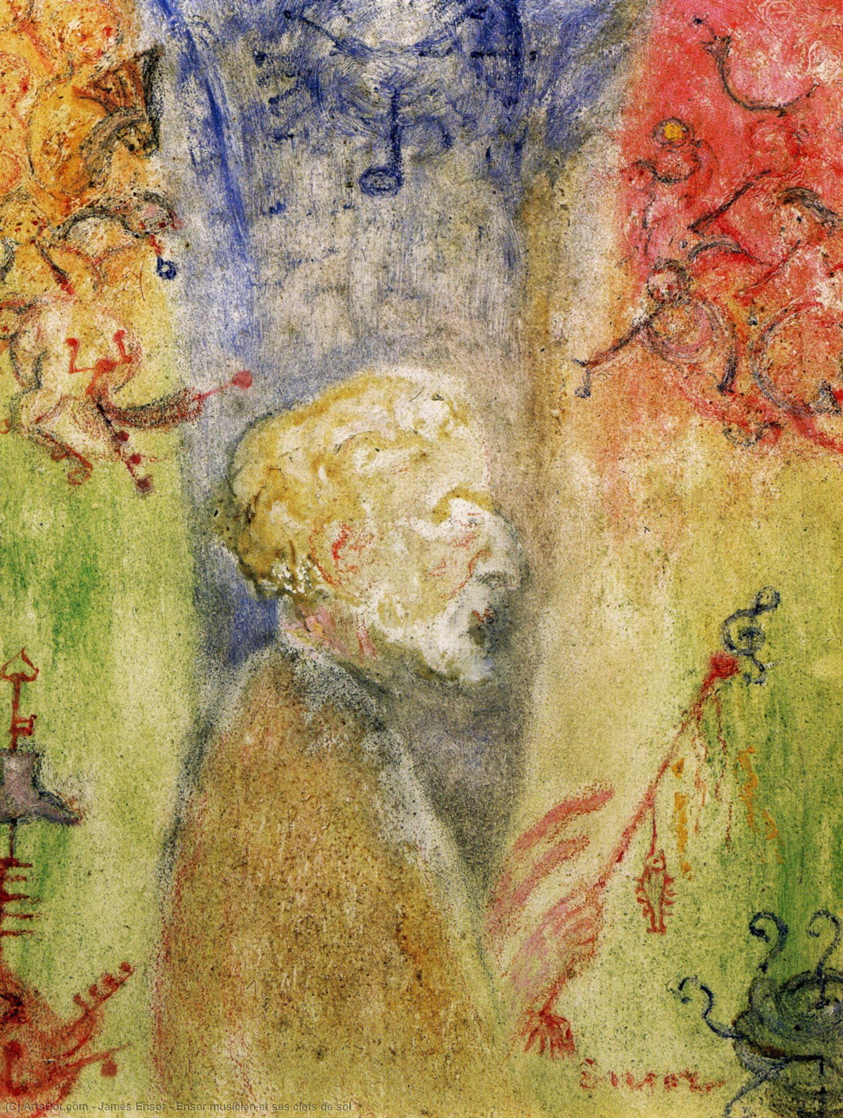 Ensor Musicien Et Ses Clefs De Sol — Энсор