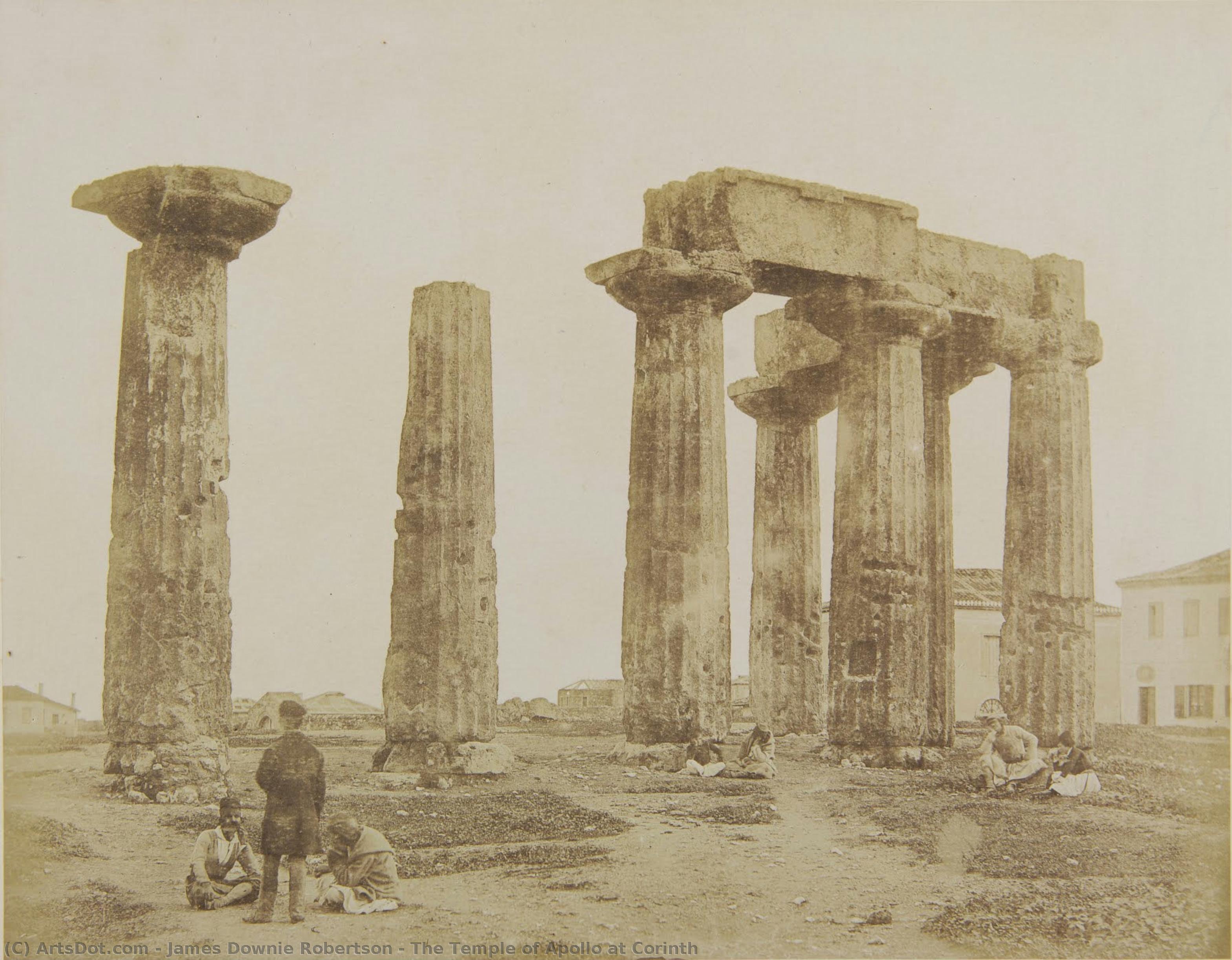 The Temple Of Apollo At Corinth — James Downie Robertson