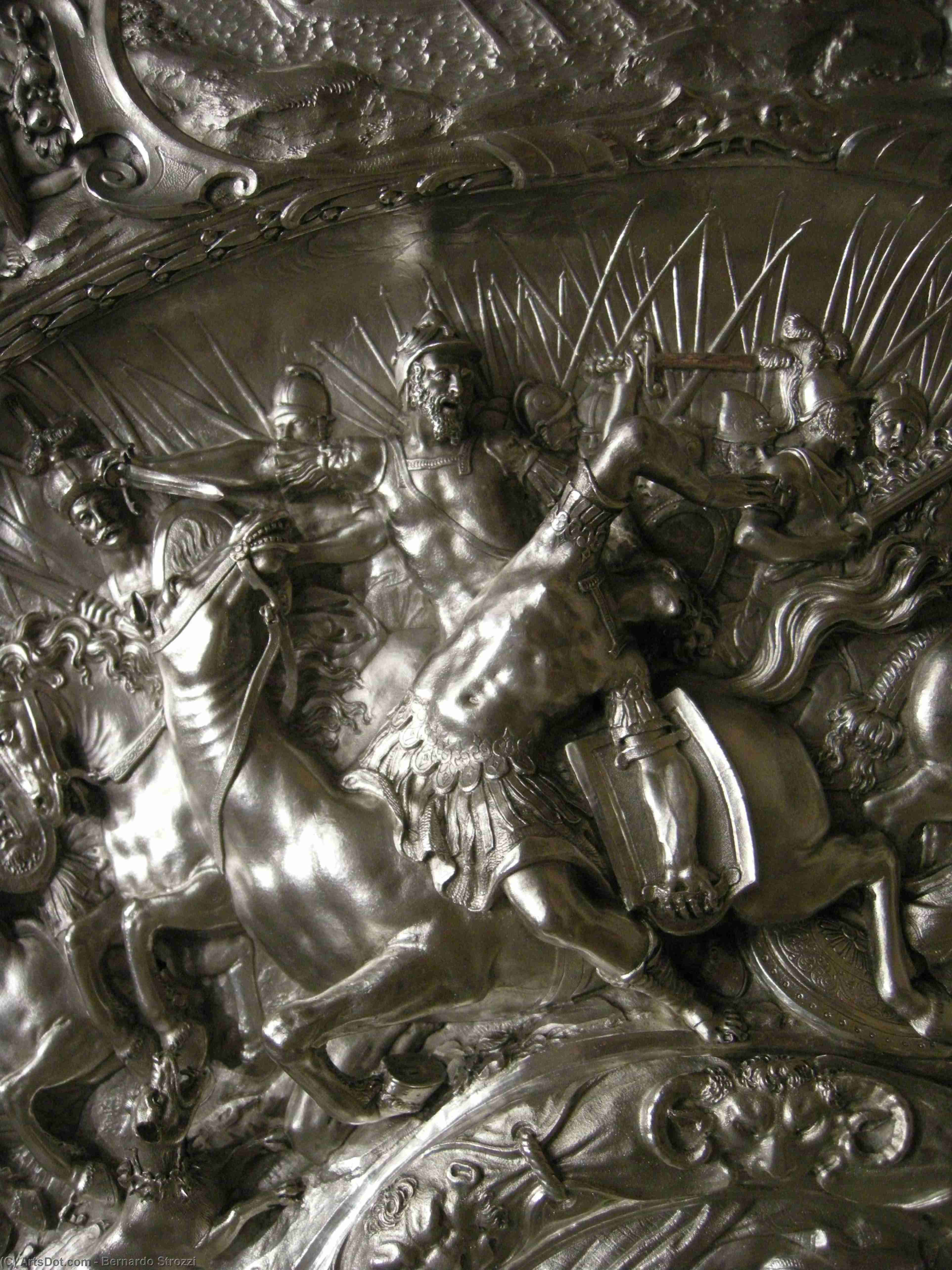 Bowl With Scenes From The Life Of Cleopatra — Bernardo Strozzi