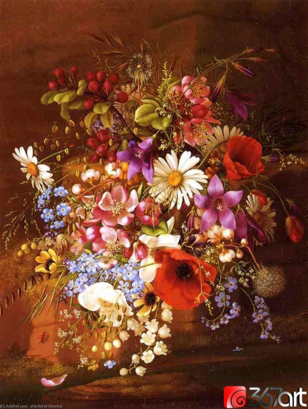 Floral Still Life — Adelheid Dietrich