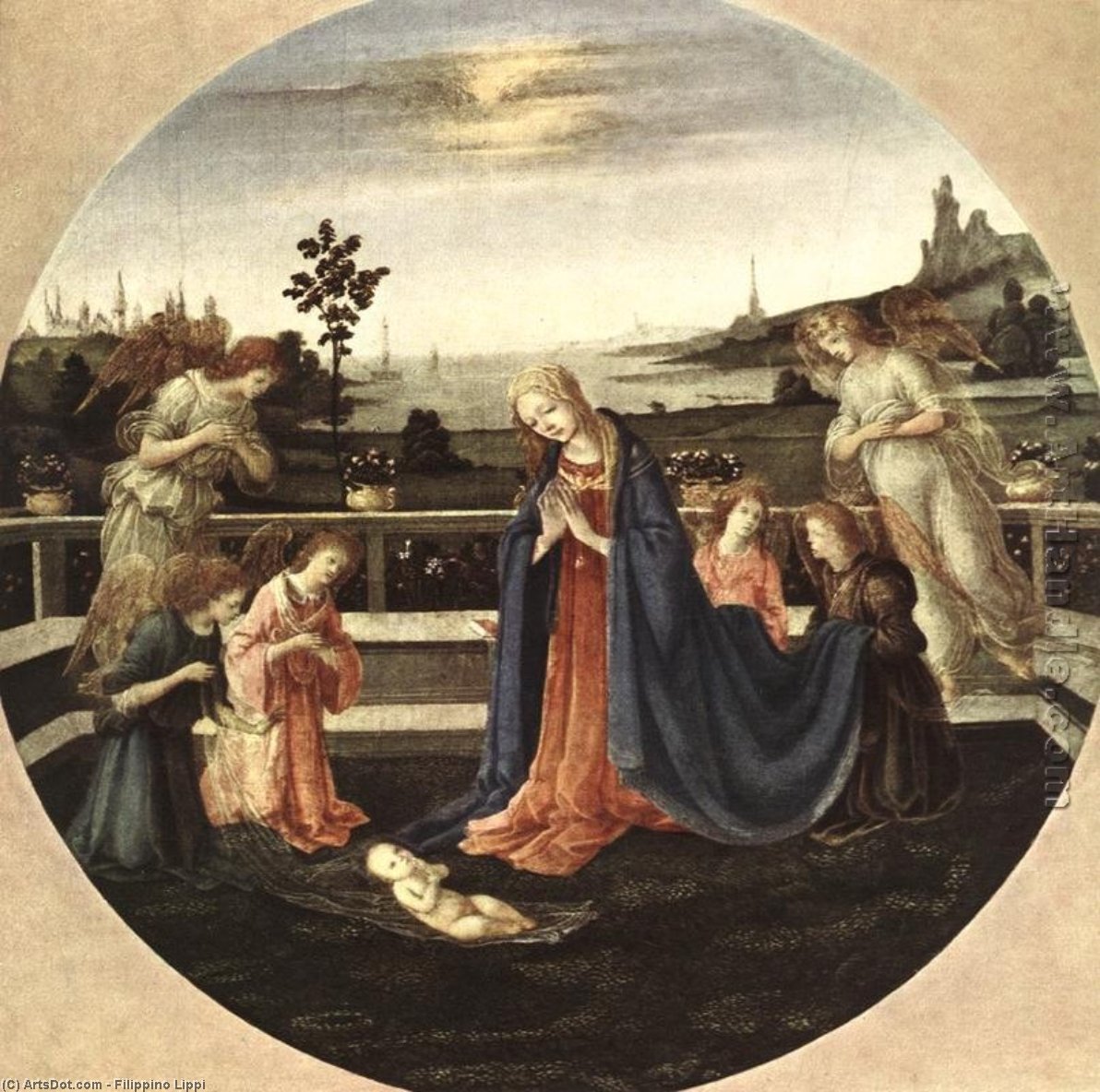 Adoration Of The Child 1 — Filippino Lippi