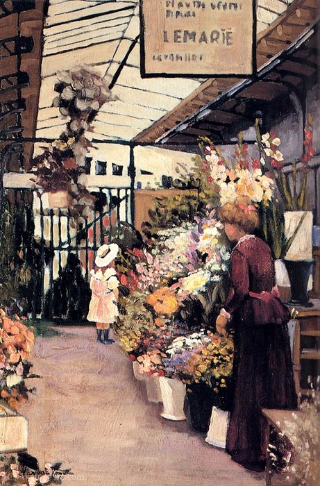 The Flower Market — Marguerite Rousseau