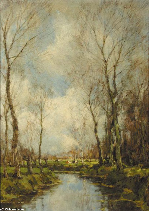 A Brook In A Forest — Arnold Marc Gorter