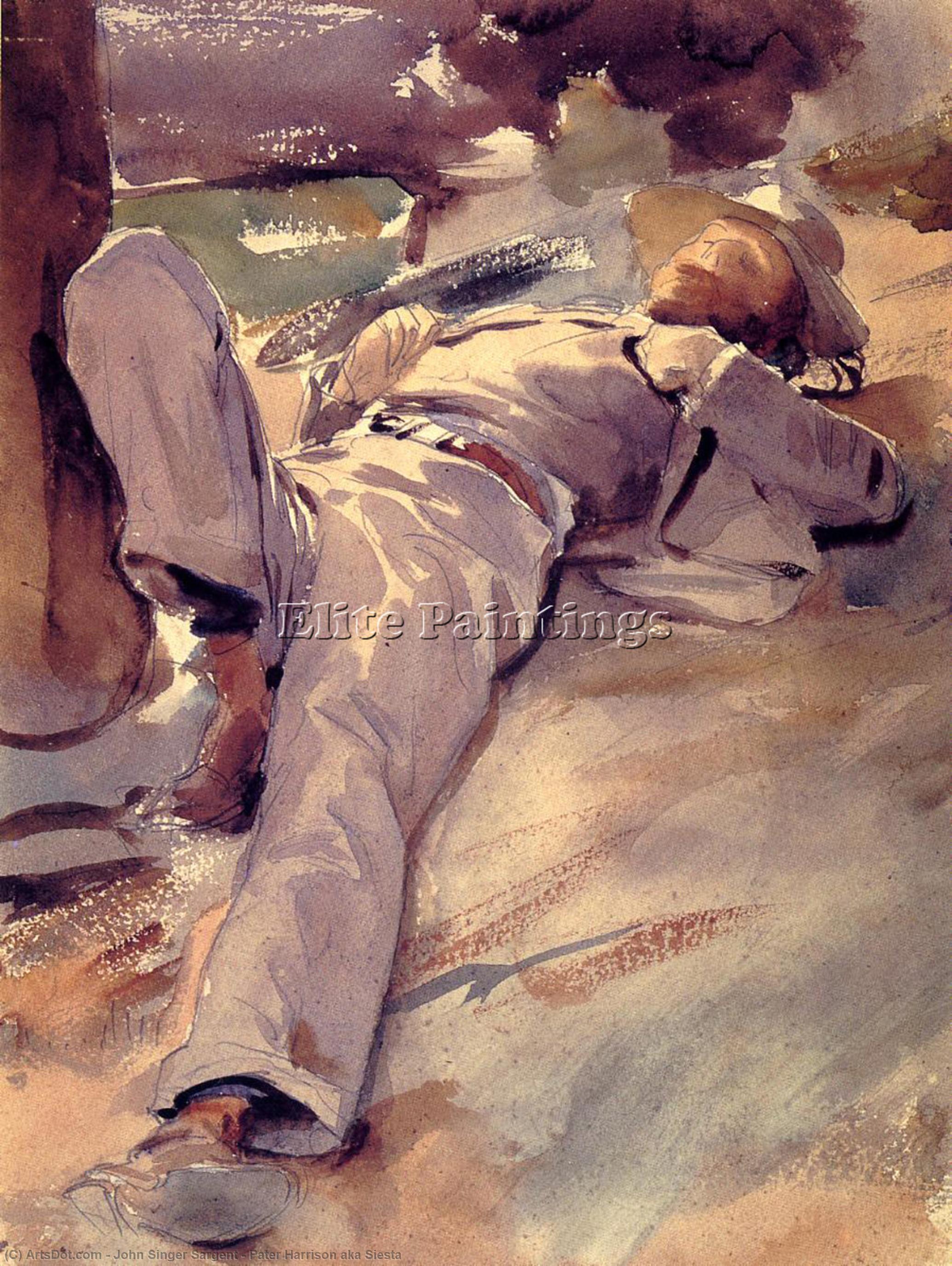 Pater Harrison Aka Siesta — John Singer Sargent