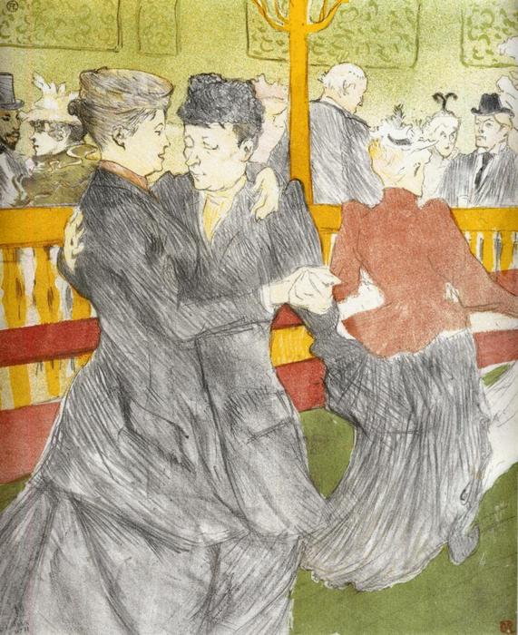 Dancing At The Moulin Rouge — Enri Tuluz Lotrek