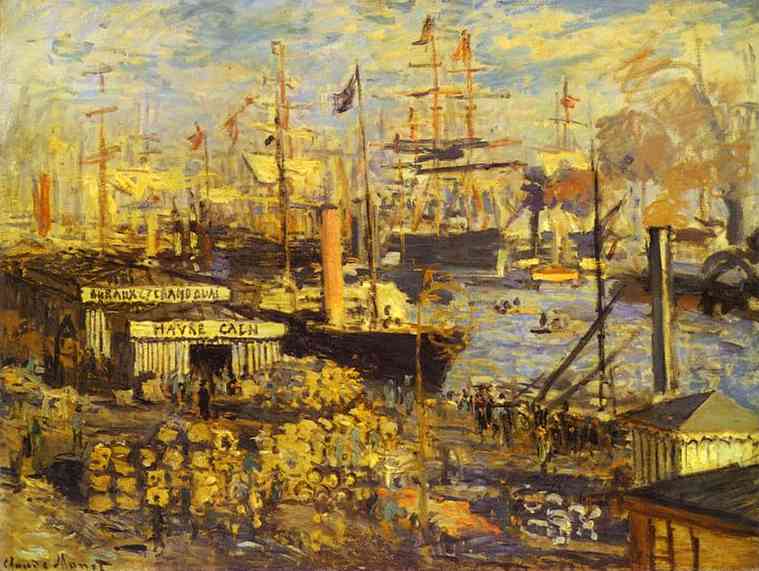 The Grand Dock At Le Havre (le Grand Quai Au Le Havre) — Claude Monet