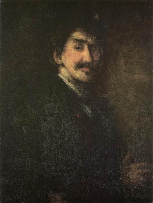 Autorretrato En Dorado Y Marrón (también Conocido Como Autorretrato) — James Abbott Mcneill Whistler