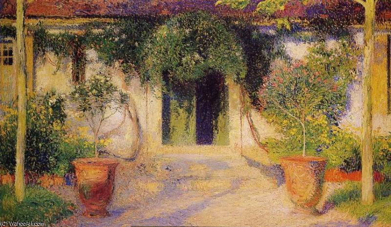 The Green Door — Henri Jean Guillaume Martin
