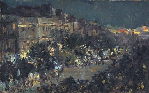 Paris At Night; Italian Boulevard — Konstantin Alexeievitch Korovin