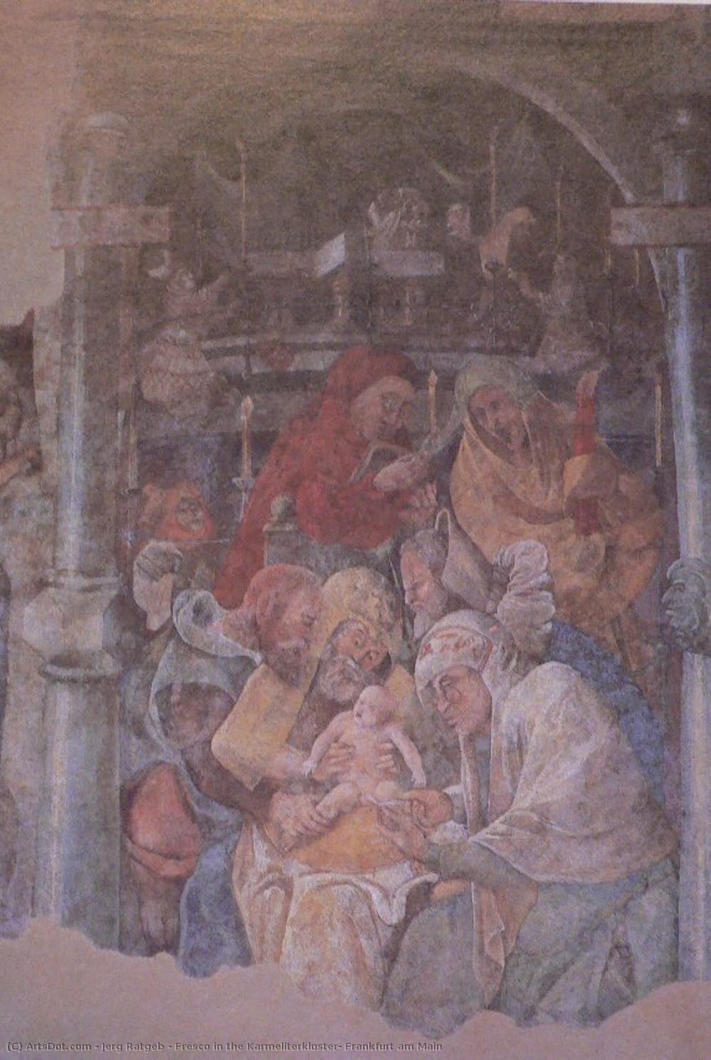 Fresco In The Karmeliterkloster, Frankfurt Am Main — Jörg Ratgeb
