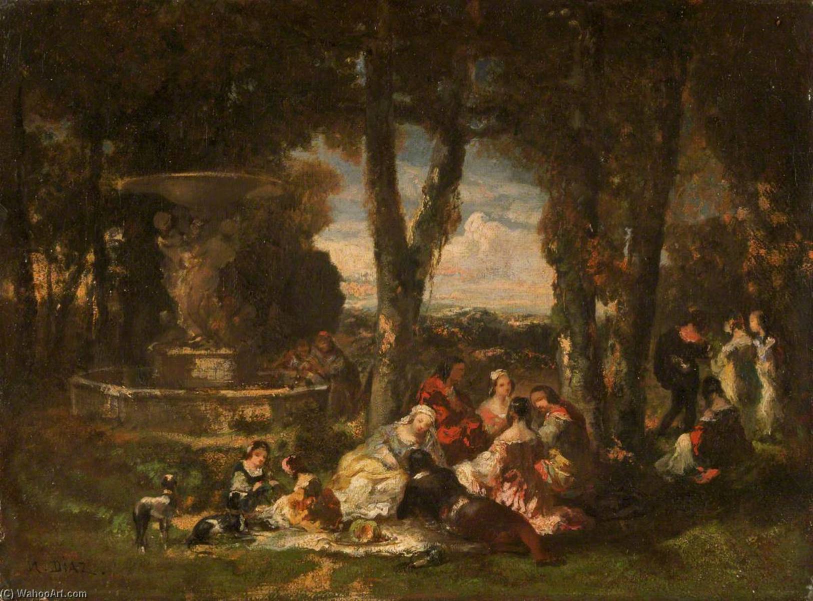 Fête Champêtre — Narcisso Díaz De La Peña