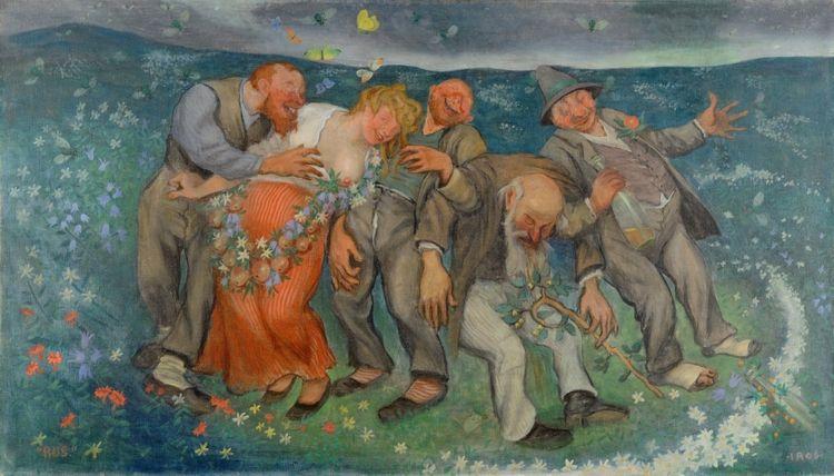 Drunkeness — Ivar Arosenius