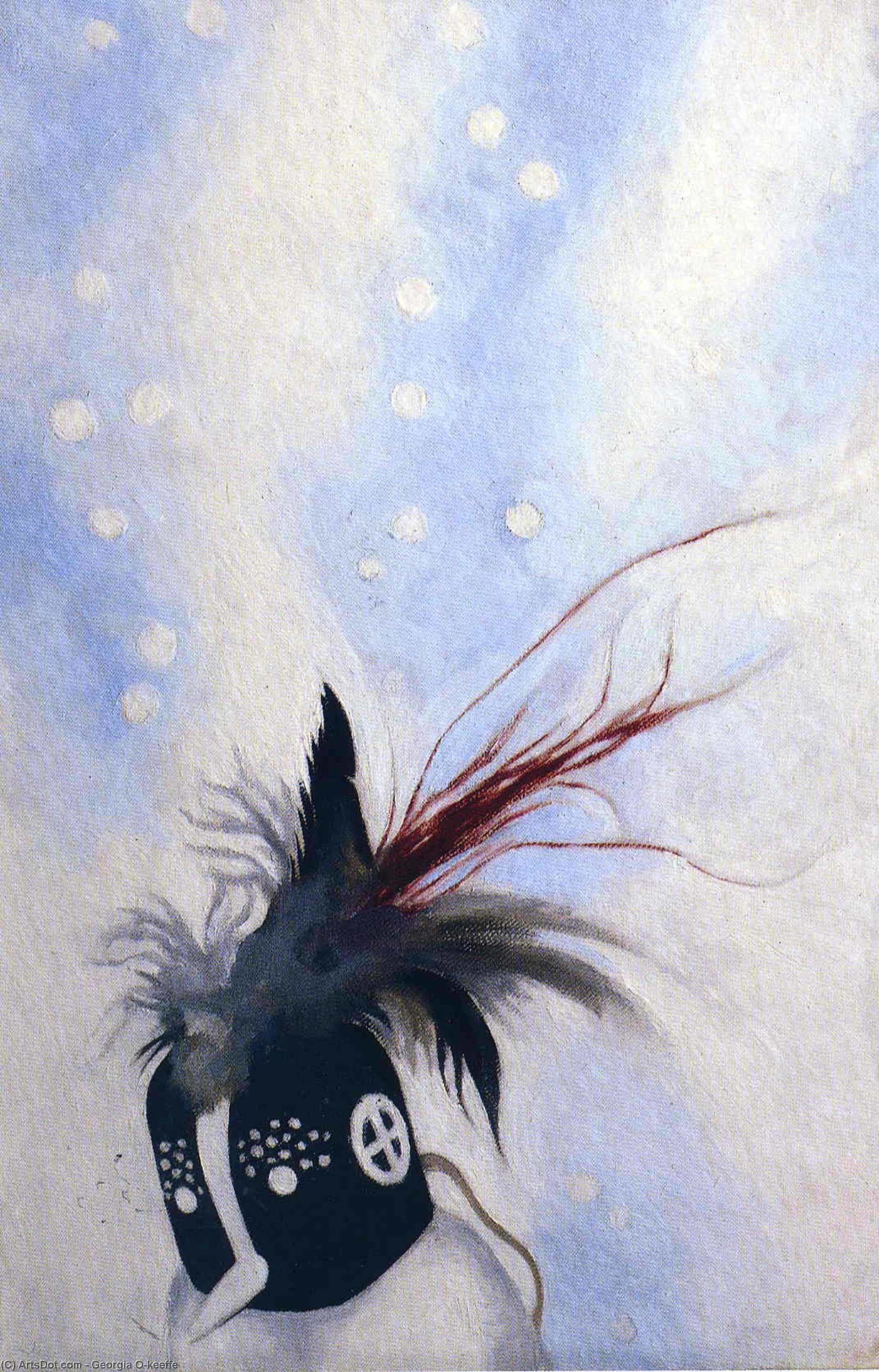 Kokopelli With Snow — Georgia O'keeffe