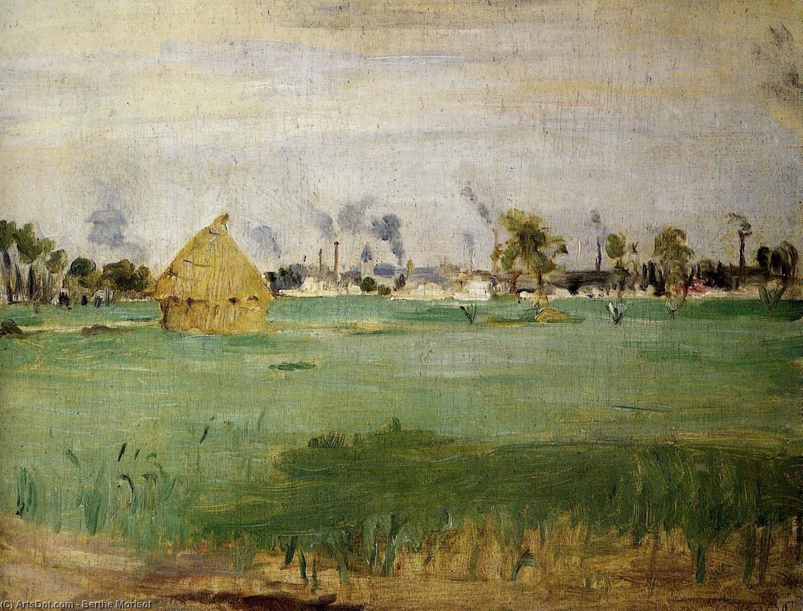 Landscape At Gennevilliers — Berthe Morisot