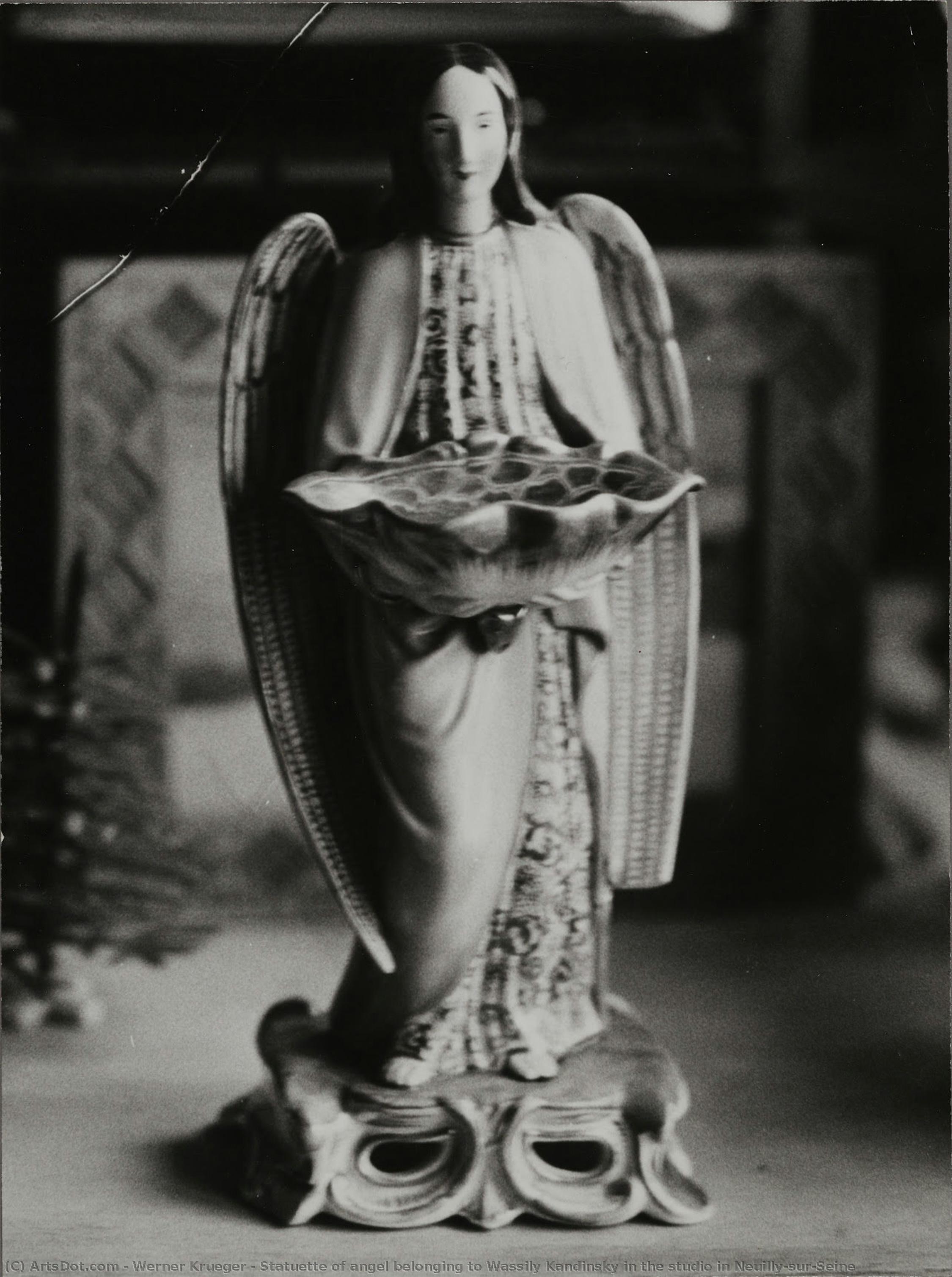 Statuette Of Angel Belonging To Wassily Kandinsky In The Studio In Neuilly-sur-seine — Werner Krueger