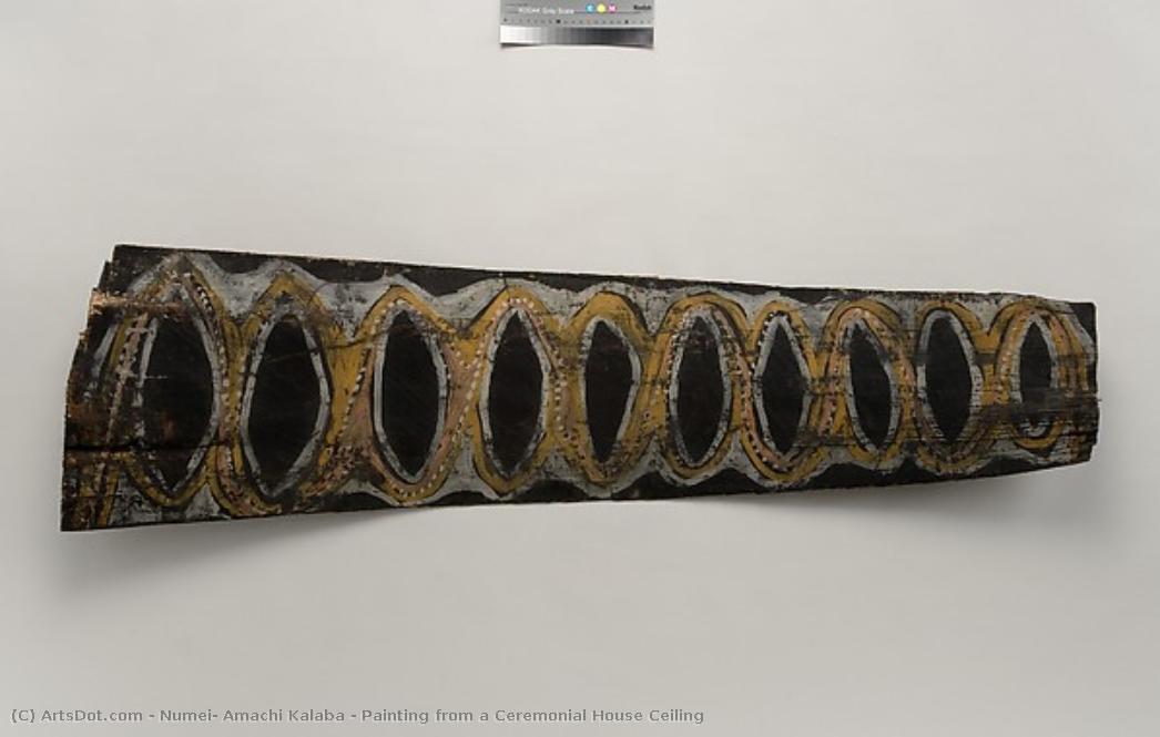 Painting From A Ceremonial House Ceiling — Numei, Amachi Kalaba