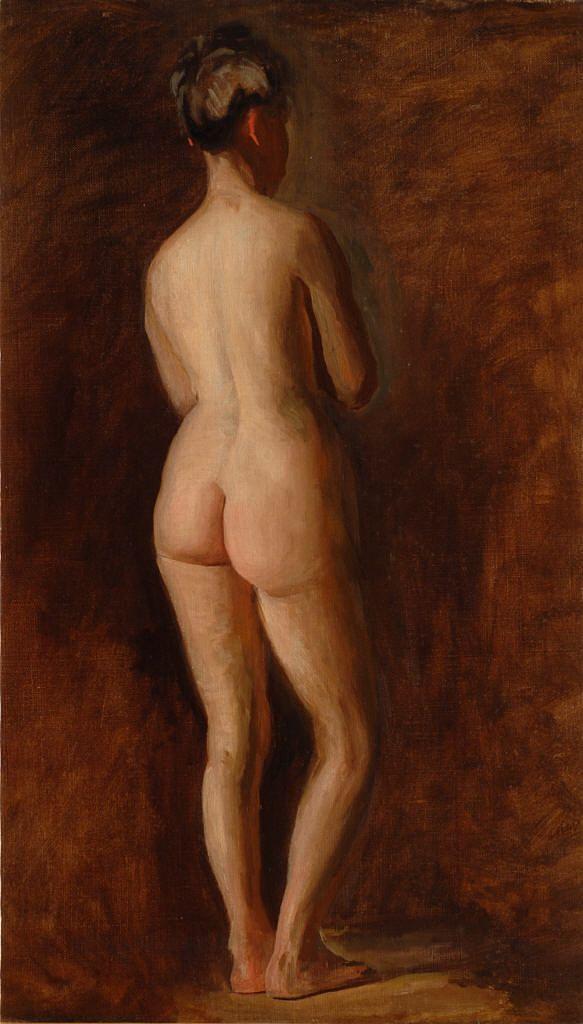 Standing Female Nude (back View) — Tomas Ikins