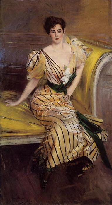Portrait Of Madame Josephina Alvear De Errazuriz — Giovanni Boldini