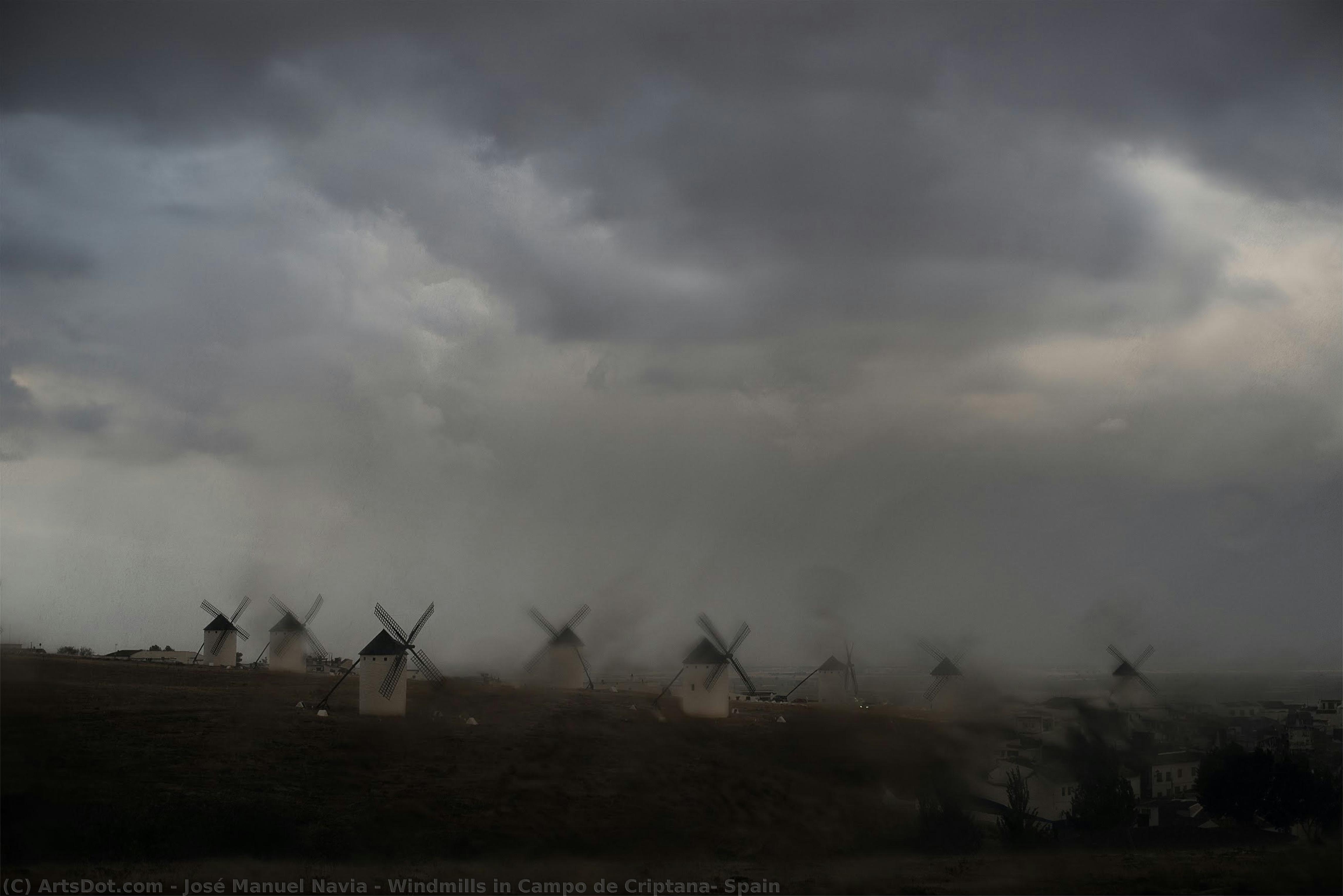 Windmills In Campo De Criptana, Spain — José Manuel Navia