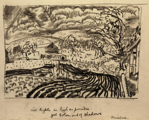 Woodstock Road, Woodstock, New York — George Wesley Bellows
