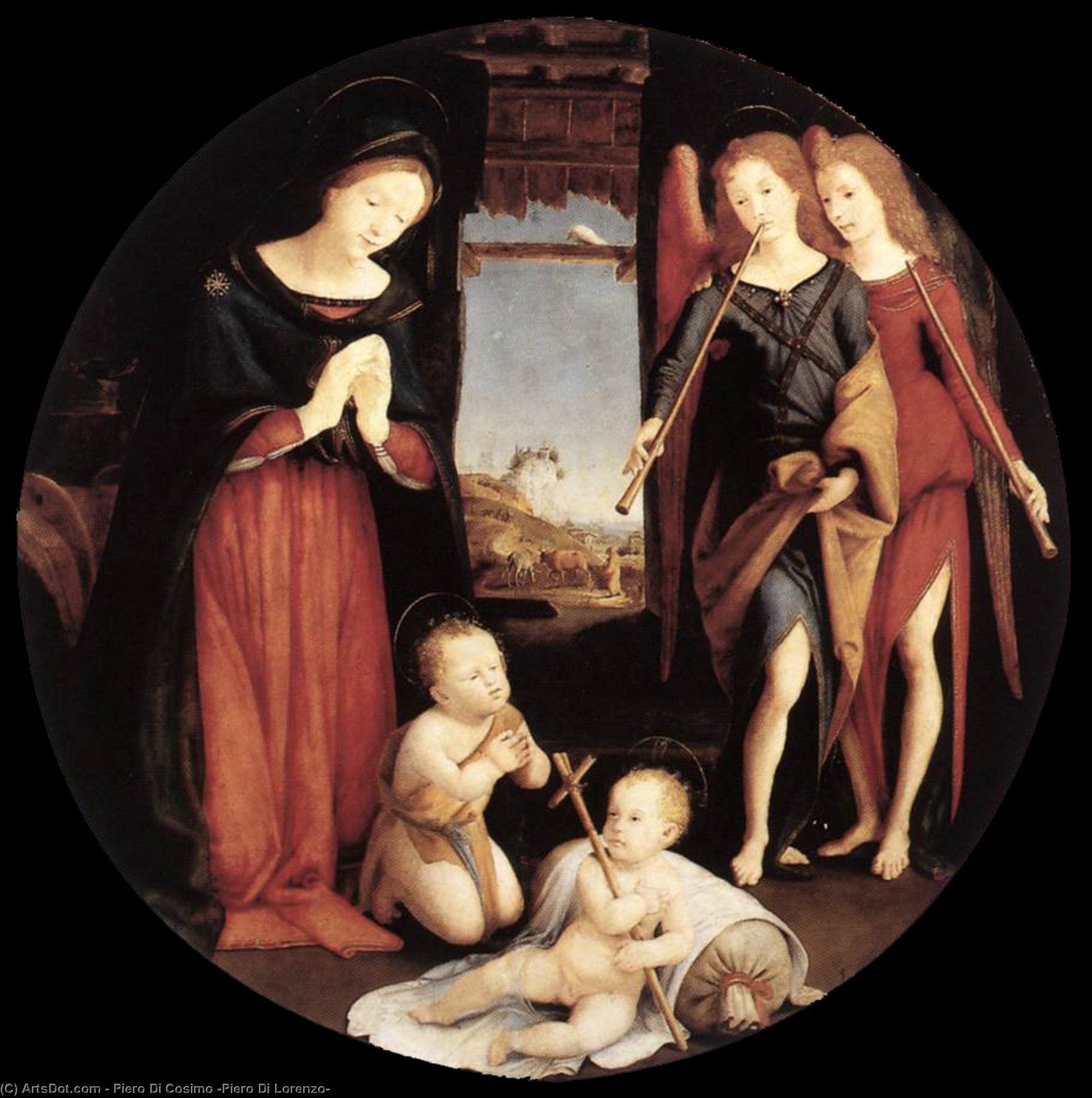 The Adoration Of The Christ Child — Pjero Di Kozimo
