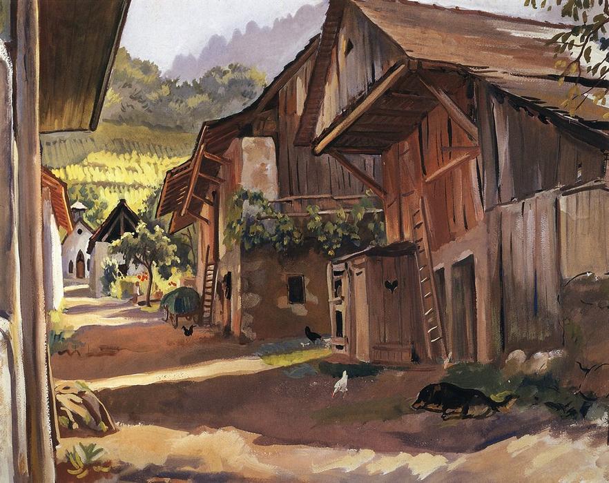 Alps. Village In The Savoie — Zinaida Serebriakova