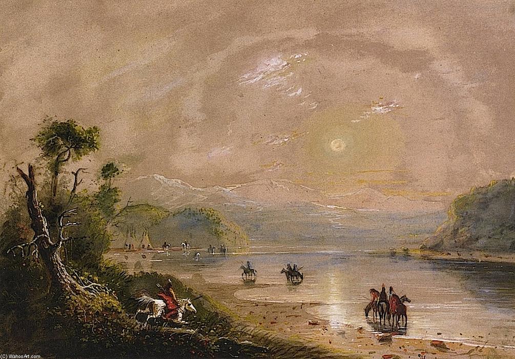 Green River Mountains — Alfred Jacob Miller