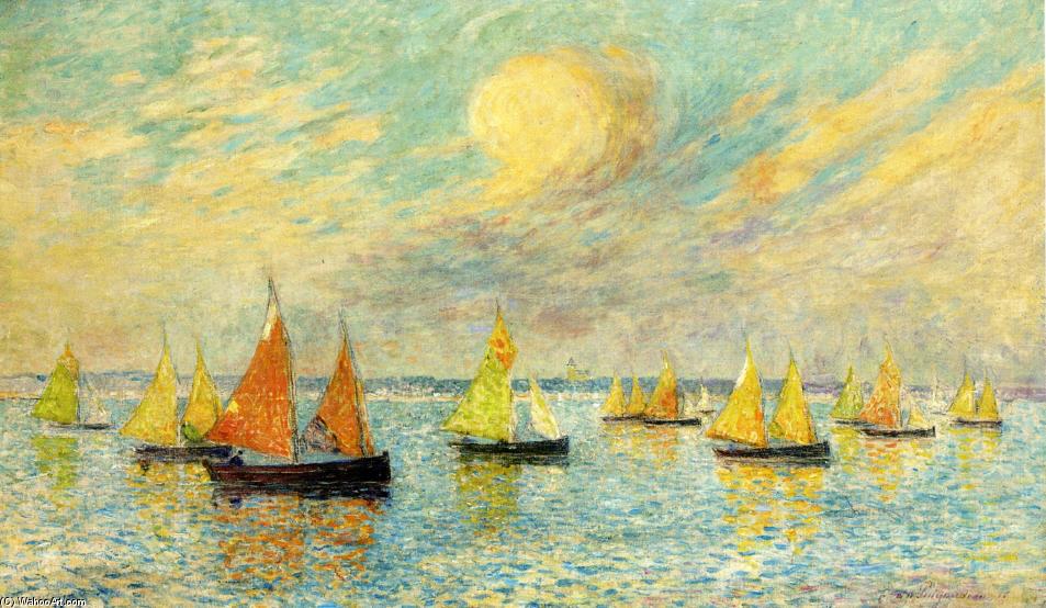 The Return Of The Fishing Fleet, Croisic — Ferdinand Du Puigaudeau
