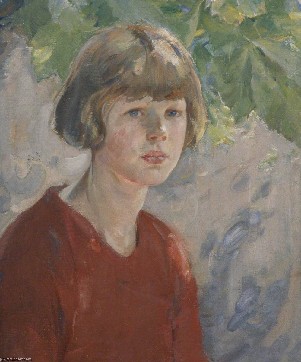 Portrait Of A Girl — Ernest Borough Johnson