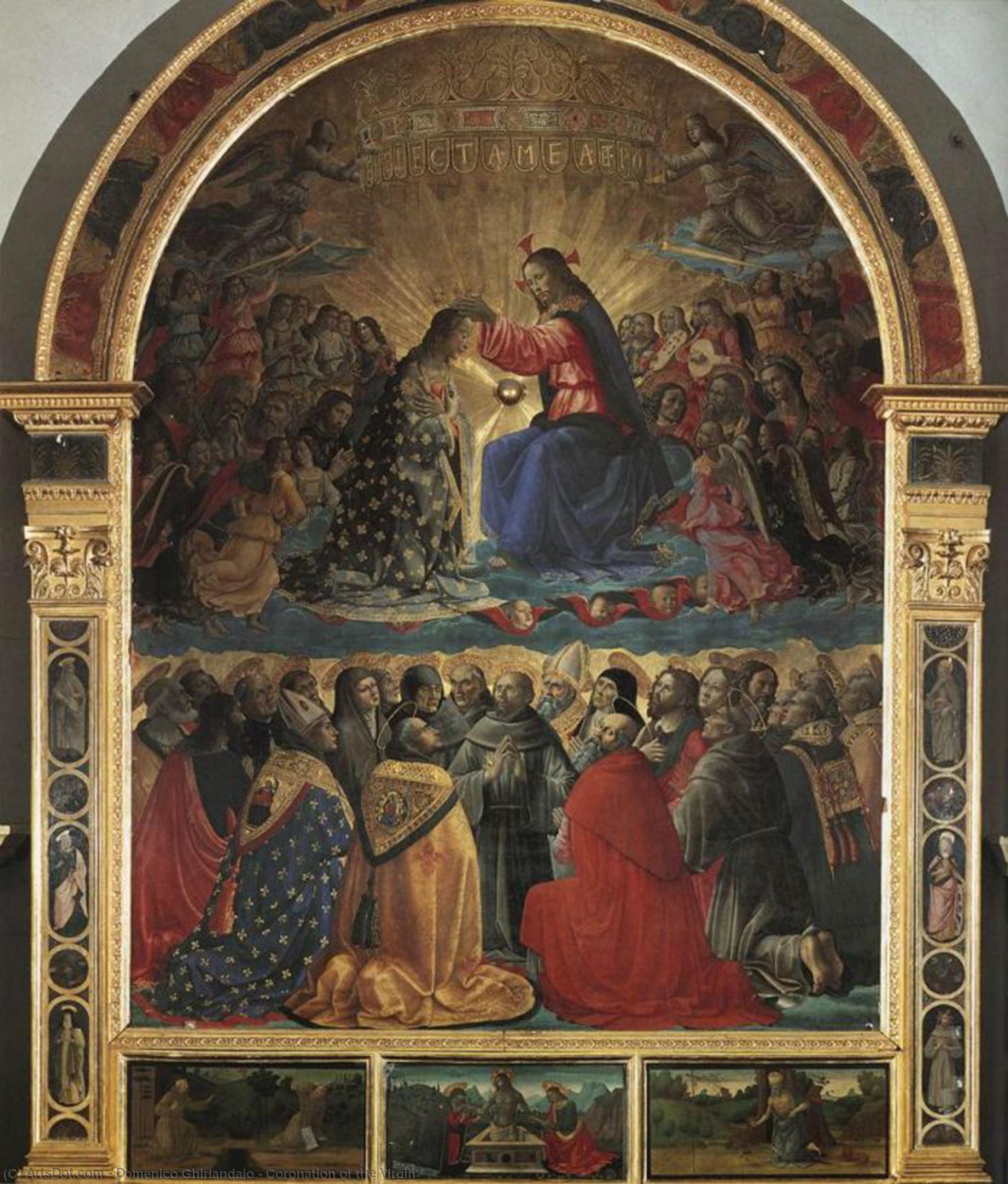 Coronación De La Virgen — Domenico Ghirlandaio