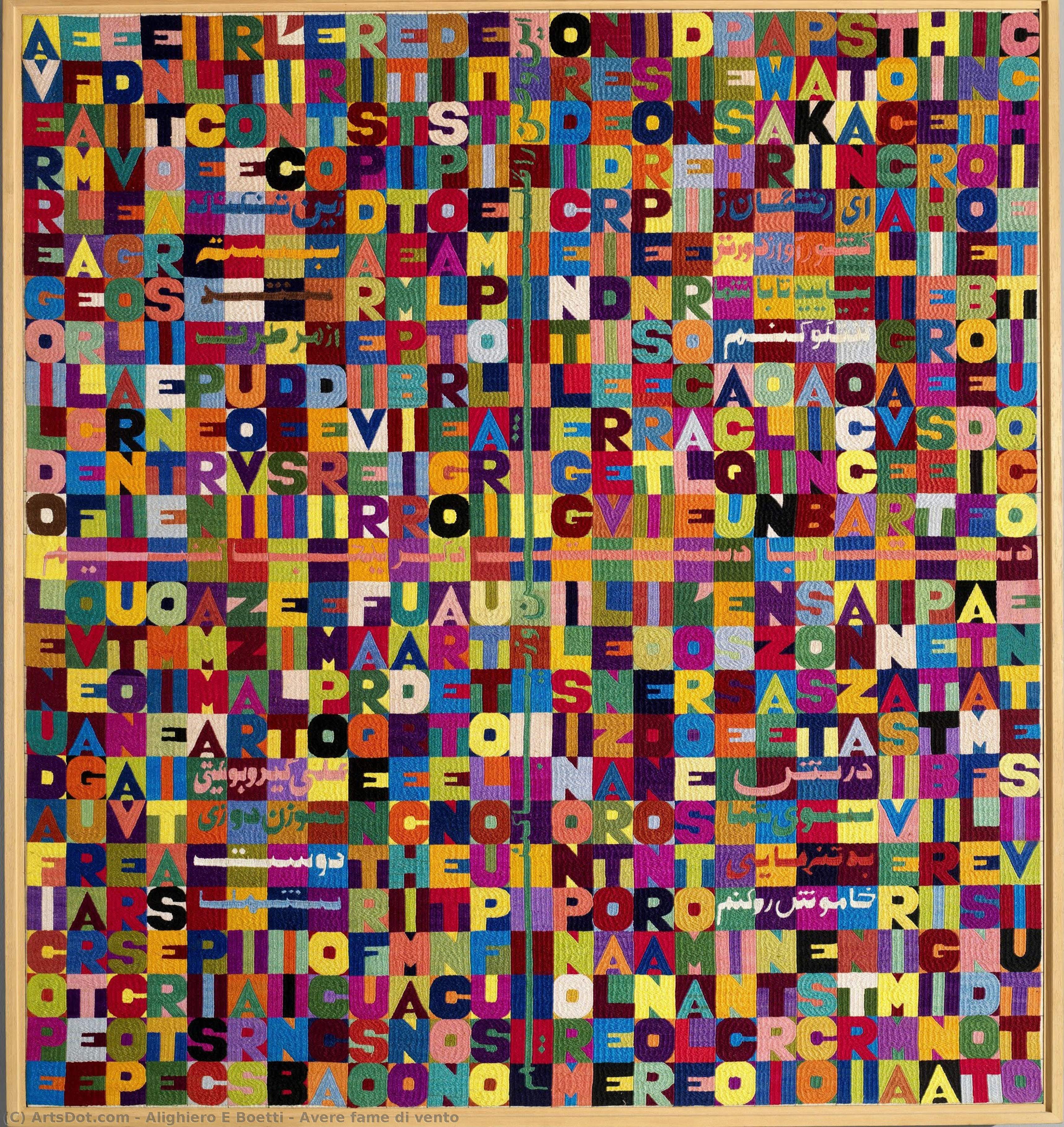 Avere Fame Di Vento — Alighiero E Boetti